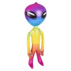 Rainbow 36  Alien Inflate Inflatable 3 Feet Blow Up Prop Ufo Gag Gift