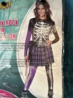 Spirits Halloween Punk Rock Glam Skeleton Child Xl 14-16 Costume No Leggings