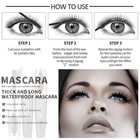 4d Silk Fiber Lash Mascara Extension - Voluminous  Waterproof   Smudge-proof    