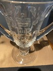 Queen Elizabeth Ii England Commemorative Coronation Crystal Vase 1953
