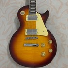 Premium Lp Electric Guitar Flame Maple Top Mahogany Body Rosewood Fretboard
