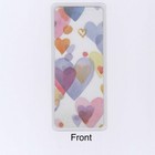 2x5 Inch Whimsical Hearts Bookmark For Books  Bookish Gift For Book Lovers