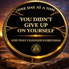     1 Year Sobriety Coin Aa Chip Medallion Alcoholics Anonymous One Year Sober