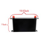 Universal Engine Transmission Oil Cooler Radiator Fitting 13 Rows An10 An10 Hose