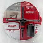 Milwaukee 2 In  To 7 In  Black Oxide Adjustable Hole Saw Cutter 49-56-0320