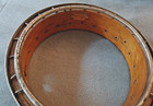 Vintage Rettberg   Lange Orpheum Banjo Pot W tone Ring   Skirt   Rare 9 3 4  Pot