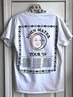 John Mayer X Online Ceramics 2019 Tour T-shirt Sun Moon White Size Medium