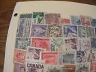 Sb30 Estate Sale World Stamp Lot Stamps Collection Mix Assorted Canada