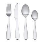 24-piece Stainless Steel Flatware Set Service For 6 Silverware Set 24 Pc Kitchen