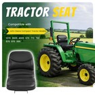 Seat Bottom For John Deere 970 870 770 670 4005 Black Vinyl  m805158  m803465