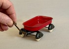 Vintage Wyandotte Pressed Steel Toy Wagon - 1930 s - Streamlined Fenders -as Is