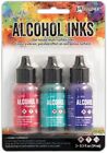 Tim Holtz Alcohol Ink  5oz 3 pkg Multi-surface -flamingo patina amethyst New