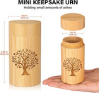 Small Urns For Human Ashes Keepsake With Tree Of Life Pattern small Cremation Ur