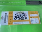Roger Federer 2008 Us Open Ticket Stub Tennis Signed Card Slabbed Beckett Bas