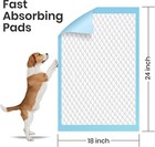Pet Pads For Dogs 24x36 Unscented Blue Ultra-absorbent Potty Training Pads 75 Ct
