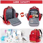 Gatycallaty First Aid Backpack Medical Emt First Responder Bag Empty Ems