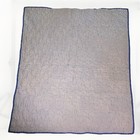 Handmade Teddy Bear Quilt Blue White Checkered Pattern Toddler Baby Blanket