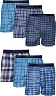 Hanes Men s Tagless Boxer 6 Pack Exposed Waistband 841bx6 Multi Pack M Med - Nwt