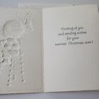 Vtg Christmas Card Hallmark Charmers Mary Hamilton Child Writing Christmas List