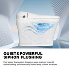 Horow Smart Toilet Heated Bidet Seat Tankless Toilet Auto Flush Soft Water Clean