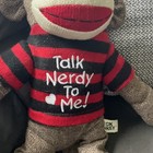 Dan Dee Sock Monkey 20  Collectors Choice Talk Nerdy To Me Plush Stuffed