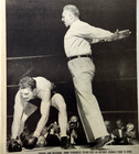 Billy Conn Boxer Boxing Match Referee Vintage 1946 Magazine Print Image
