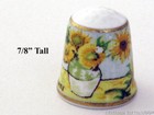 Van Gogh s Sunflowers Thimble