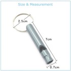 2 Pcs Set Hot Pet Dog Training Whistle  Dog Supplies Silver