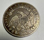 1835 Capped Bust Half Dollar f  Condition 90  Silver great Pre Civil War Coin 