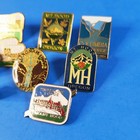 Lot Of 10 Oregon Souvenir Lapel Pins Mt Hood Crater Lake