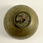 Bronze Round Religious Buddhist Temple Bell With Long Clapper Antique