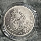 1879 Mexico 25 Centavos Coin