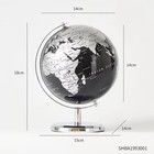 World Globe Desk Decor Retro Map Educational Geography Display