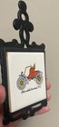 Antique Cars - Vintage Hanging Wall Tiles - Homco Cast Iron - Old Cars Set Of 6