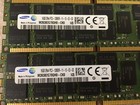 Lot Of 8 Samsung 16gb Pc3-12800r Ecc Registered Server Ram M393b2g70qh0-ck0