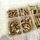 Brass Hex Spacer Standoffs Screw Nut Assortment Kit Male-female Electronics