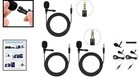 Lavalier Clip-on Microphone 3-pack - Omnidirectional Mic For Youtube   Podcasts