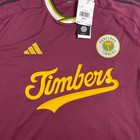 Adidas Portland Timbers 2024 Archive Jersey Size 2xl Nwt  100 Maroon Mls Soccer