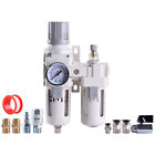 3 8  Compressed Air Filter Regulator Lubricator Combo Water oil Trap Separator