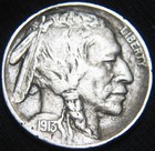 Nice Tougher Date 1913-p Plain Line Type Variety 2 Buffalo Nickel Kz13mn