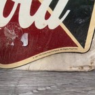Coca-cola Fountain Service Metal Sign 1991 Vintage 12x11 Americana Wall Art