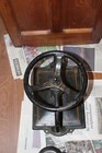 Antique Book Press Cast Iron  Stenciled 1800 s 12 h X 16 w X 10 d 46 Pounds