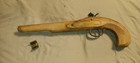 Vintage Muzzle Loader Pistol Stock And Lock