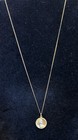 Antique Art Nouveau Lady Pendant Double Sided Gold Filled 18    Chain Ajc 1 20 12k