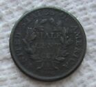 1807 1 2c Bn Draped Bust Half Cent Rare Date Type Coin Fine   Vf Corroded