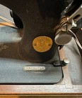 Vintage 1950s Singer Portable Electric Sewing Machine Model 128-23 W case