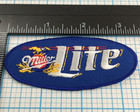 Vintage Miller Lite Beer Oval 3 5  Iron On Patch A7