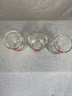 Grain Belt Beer Glasses Set Of 3 Red Logo Tumblers Barware Breweriana