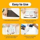 Stone City Self Adhesive Magnetic Sheets  24pk Mixed Sizes 8x10  8 5x11  20mil