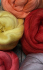 Sunset Color Mix Top Roving Spinning Felting Merino Wool 10 Oz Bag